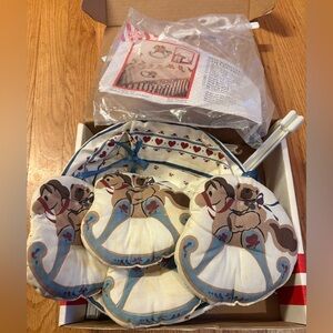 Vintage Rocking Horse Teddy Mobile